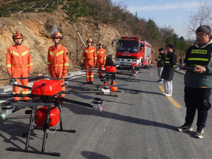 重庆涪陵区山林灭火案例